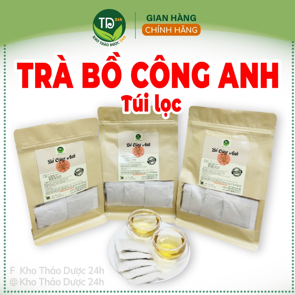 [40 gói] Trà bồ công anh túi lọc, ngừa sản hậu, thông tia sữa …