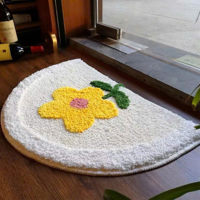 Thảm Lau Chân In Hình Họa Tiết 5D Cute Siêu Thấm Nước Chống Trơn Trượt,  THẢM HÌNH HOA - THAM0234