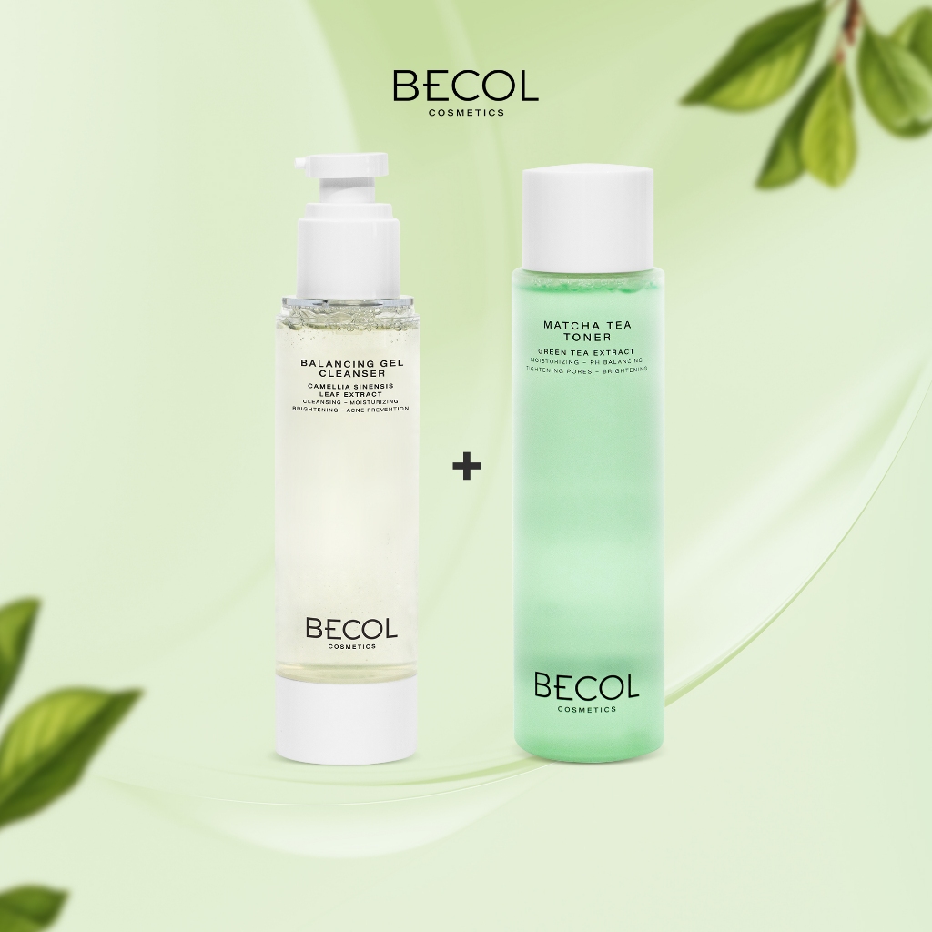 Combo BECOL Làm Sạch, Cấp Ẩm, Dưỡng Da Sáng Khoẻ Sữa Rửa Mặt 100ml, Toner 150ml