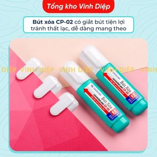 Bút xóa nước thiên long xóa sạch, nhanh khô an toàn khi sử dụng tiện lợi cho học sinh