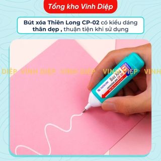 Bút xóa nước thiên long xóa sạch, nhanh khô an toàn khi sử dụng tiện lợi cho học sinh