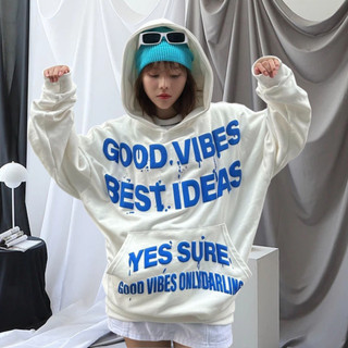 Áo Hoodie GOOD VIBES In Nổi 3D Form Rộng Unisex Chất Nỉ 2 Loại PE và POLY 4 Màu nam nữ phong cách  SSL