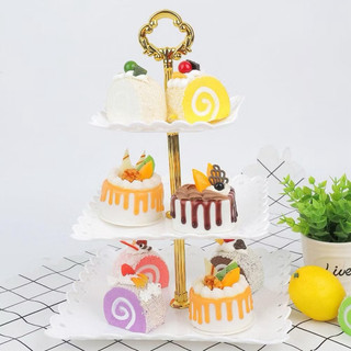 KHAY ĐỰNG BÁNH, TRÁI CÂY 3 TẦNG