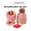 Set mũ, găng tay,khăn choàng cổ giữ ấm mùa đông, mùa noel dành cho các bé