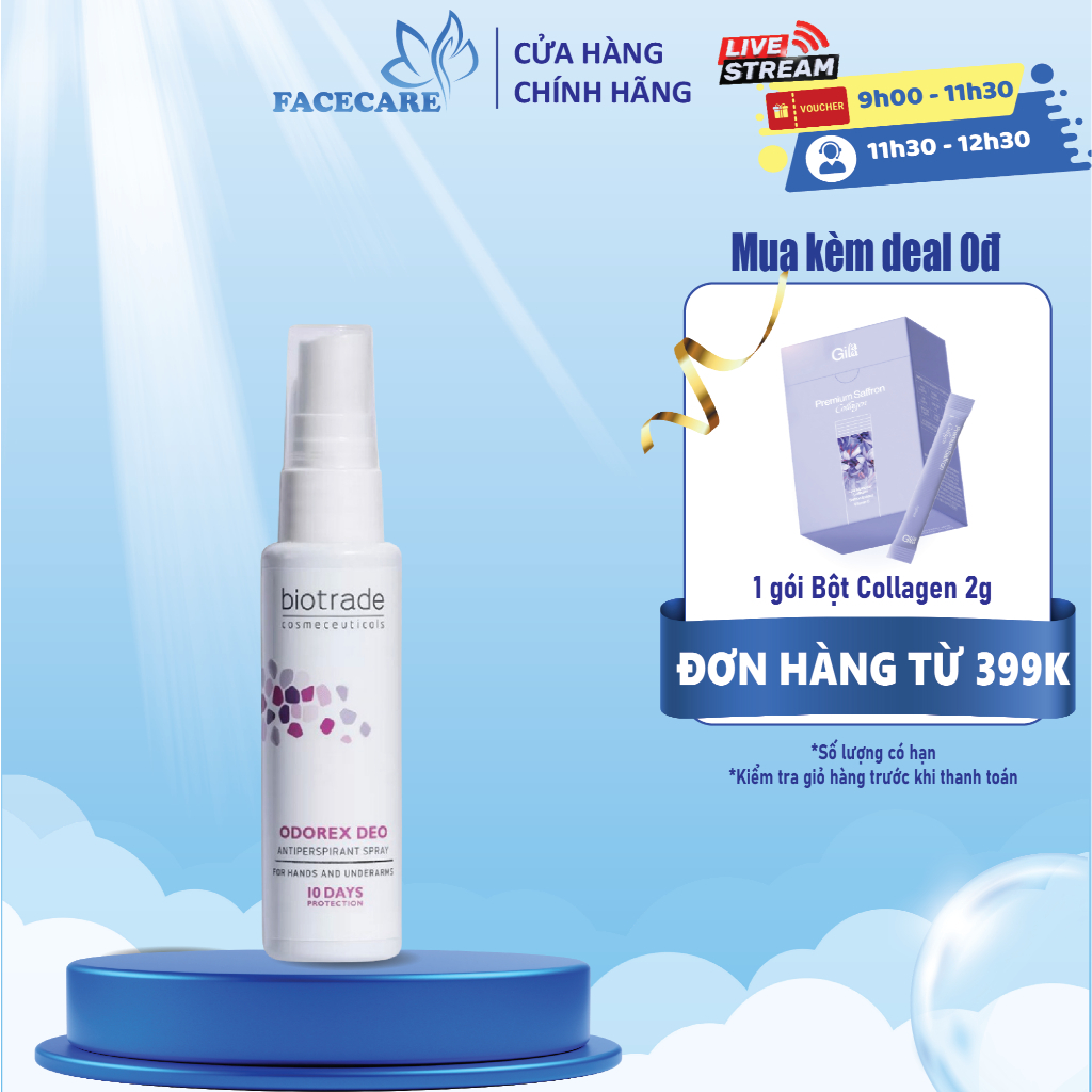 Hàng Cty Xịt Khử Mùi Biotrade Odorex Deo Antiperspirant Spray Giúp Giảm ...