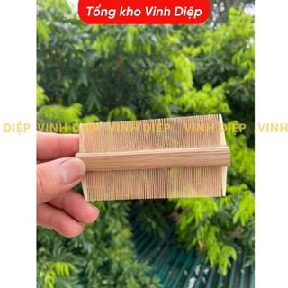 Lược chải đầu lược bí chải tóc nhựa lược hai đầu lược chải chấy sử dụng cho gia đình.