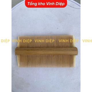 Lược chải đầu lược bí chải tóc nhựa lược hai đầu lược chải chấy sử dụng cho gia đình.
