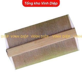Lược chải đầu lược bí chải tóc nhựa lược hai đầu lược chải chấy sử dụng cho gia đình.