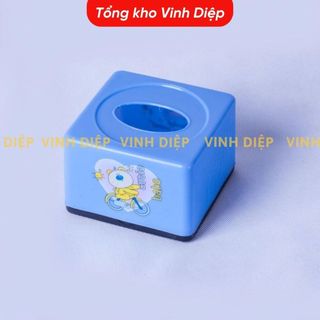 Hộp nhựa vuông Việt Nhật đựng giấy ăn có lò xo sử dụng nhà hàng quán ăn
