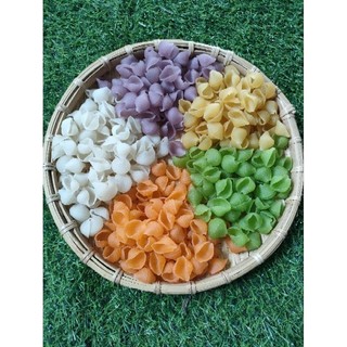 Combo 2kg Rau Củ bao gồm 500g nui dài ,500g nui ngắn ,500g nui xoắn,500g nui sò tặng thêm 500g nui khoai lang tím