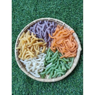 Combo 2kg Rau Củ bao gồm 500g nui dài ,500g nui ngắn ,500g nui xoắn,500g nui sò tặng thêm 500g nui khoai lang tím