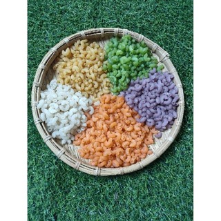 Combo 2kg Rau Củ bao gồm 500g nui dài ,500g nui ngắn ,500g nui xoắn,500g nui sò tặng thêm 500g nui khoai lang tím