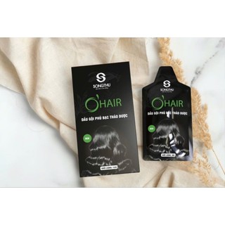 1 Hộp (5 Gói )Gội Nhộm Tóc Phủ Bạc Song Thu O'Hair 30ml . Hà thủ Ô .Có 3 Màu cho Khách lựa chọn Nâu Đen. Đen .Nâu Sáng