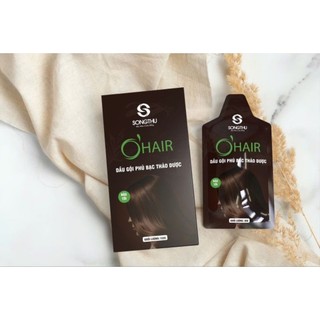 1 Hộp (5 Gói )Gội Nhộm Tóc Phủ Bạc Song Thu O'Hair 30ml . Hà thủ Ô .Có 3 Màu cho Khách lựa chọn Nâu Đen. Đen .Nâu Sáng