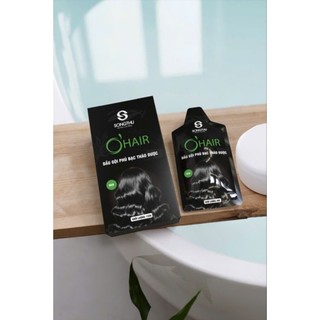 1 Hộp (5 Gói )Gội Nhộm Tóc Phủ Bạc Song Thu O'Hair 30ml . Hà thủ Ô .Có 3 Màu cho Khách lựa chọn Nâu Đen. Đen .Nâu Sáng