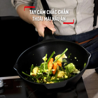 HCM Chảo đúc cao cấp sâu lòng Tefal Robusto có miệng rót 28cm E2491944  GermanySnT 90226