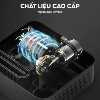Máy bơm lốp xe ô tô mini tự động 70MAI Midrive TP03 - Tự ngắt - Có hiển thị áp suất - Mã lực lớn - Độ ồn thấp