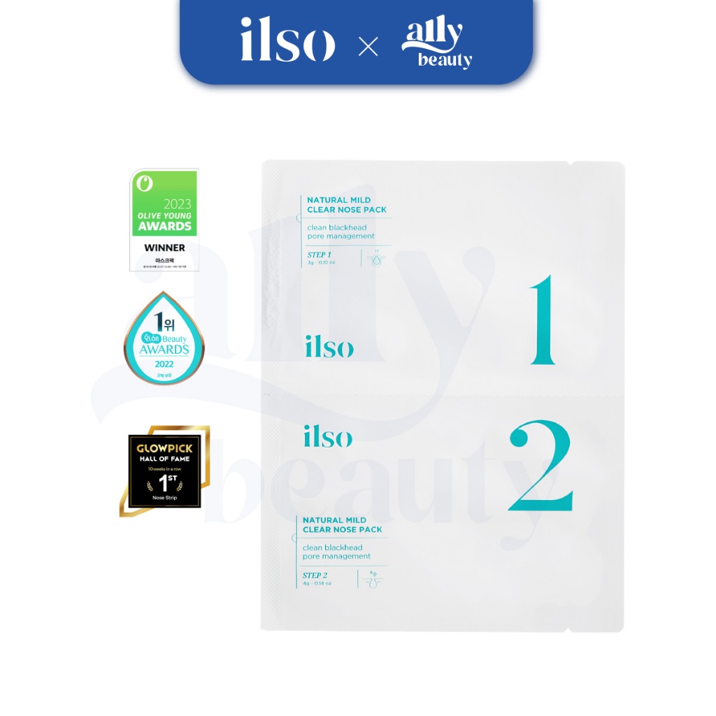 [ILSO Chính Hãng] [Tách set] Mặt Nạ Mũi Đẩy Mụn Đầu Đen Sợi Bã Nhờn ...