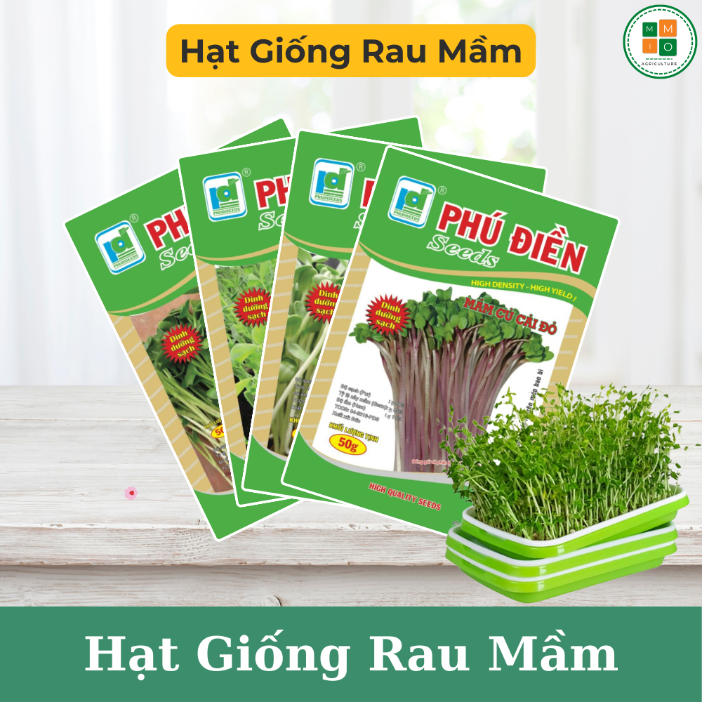 Hạt giống rau mầm (giàu dinh dưỡng, nhanh thu hoạch, dễ trồng) | Shopee ...