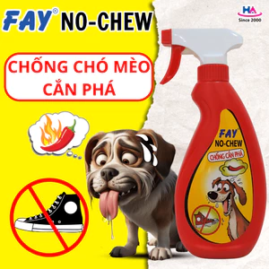 Chống Cắn Phá FAY NO-CHEW – Ngăn Chó Mèo Cắn, Cào, Phá Đồ Dùng, Nội Thất - 300ml
