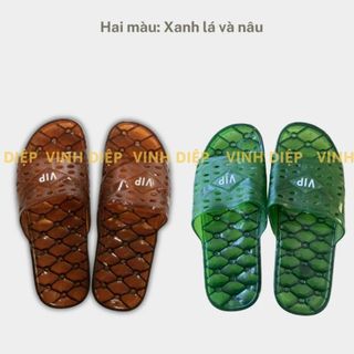 Dép vip đi trong nhà tắm, dép nhựa đi trong nhà vệ sinh có lỗ chống trơn trượt