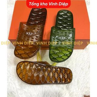 Dép vip đi trong nhà tắm, dép nhựa đi trong nhà vệ sinh có lỗ chống trơn trượt