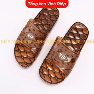 Dép vip đi trong nhà tắm, dép nhựa đi trong nhà vệ sinh có lỗ chống trơn trượt