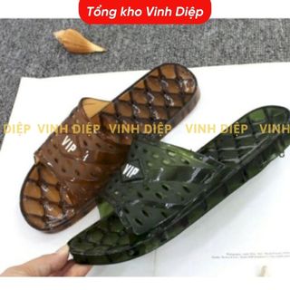 Dép vip đi trong nhà tắm, dép nhựa đi trong nhà vệ sinh có lỗ chống trơn trượt