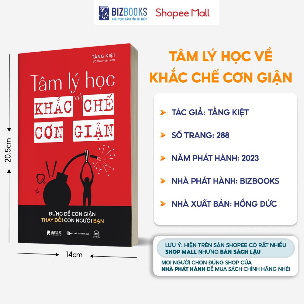 Sách Tâm Lý Học Về Khắc Chế Cơn Giận - Đừng Để Cơn Giận Thay Đổi Con Người Bạn