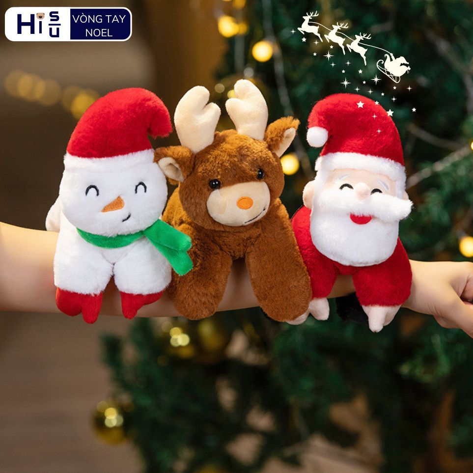 [ MẪU NOEL 2024 ] Vòng Tay Gấu Bông Giáng Sinh Noel Quà Tặng Noel Ý Nghĩa Cho Trẻ Em và Người Lớn