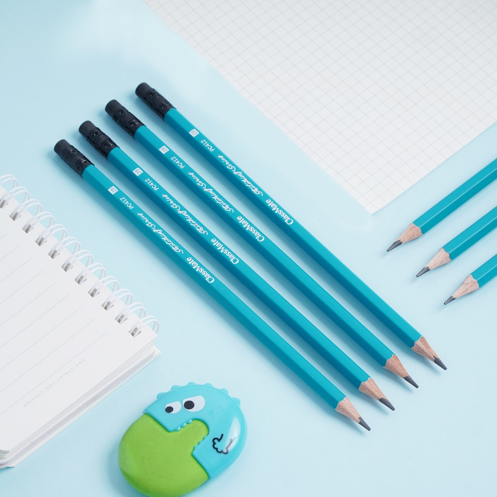 Bút Chì Gỗ Có Tẩy CLASSMATE Bút Chì 2B HB 4B 6B Nét Bút Mịn, Viết Chì Siêu Nhân Dùng Cho Bé Tập Viết CL-PC412/414/416