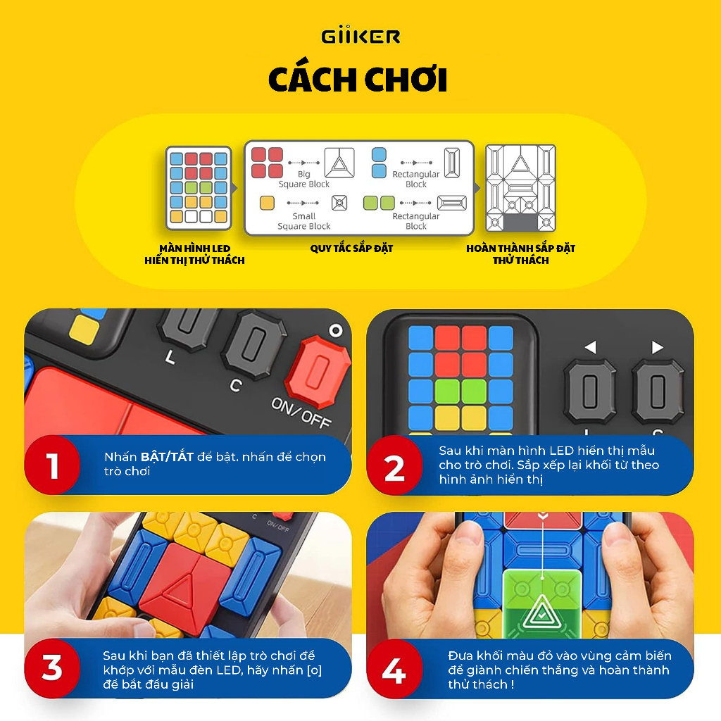 Ảnh Đồ chơi công nghệ xếp hình nam châm cảm ứng thông minh Giiker Super Slide 3