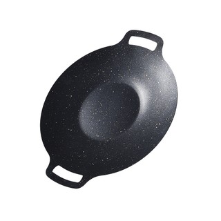Samono Chảo nướng đá không dầu size 34cm chảo nướng thịt BBQ chống dính dùng được cho mọi loại bếp