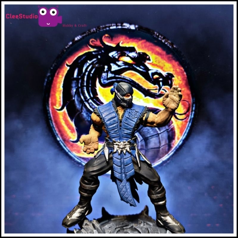 mô hình nhân vật Sub Zero L02,mortal kombat,in resin 3d chất lượng cao ...