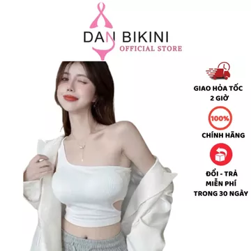 Áo Bra DANBIKINI - Áo Bra Nữ thiết kế 1 Vai Chéo Dây không gọng nâng ngực co giãn cao cấp mã Bra 1823
