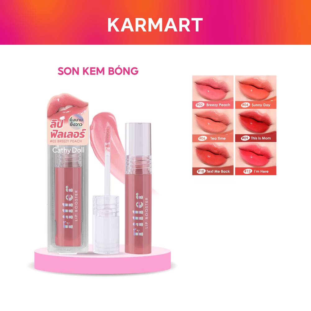 Ảnh Son Kem Bóng Cathy Doll Filler Lip Booster 3.3g 1