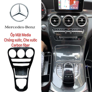 Ốp nội thất vân CARBON xe MERCEDES C, GLC 2016-2019. NHỰA ABS CARBON cao cấp bảo vệ xe
