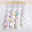 Set 5 Khăn Sữa Khăn Mặt IQKAO Muslin 6 Lớp, Vải Xô Mềm Mại, Thấm Hút Tốt - An Toàn Cho Bé - Đa Năng Sử Dụng S5M2