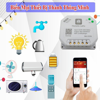 Công Tắc Thông Minh điều khiển từ xa qua điện thoại Hunonic LAHU
