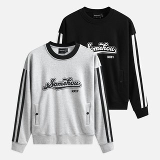 Áo Nỉ Nam Vintage Athletic Snap, Chất Vải Nỉ Cotton Thoải Mái, SW0008,SOME HOW STORE