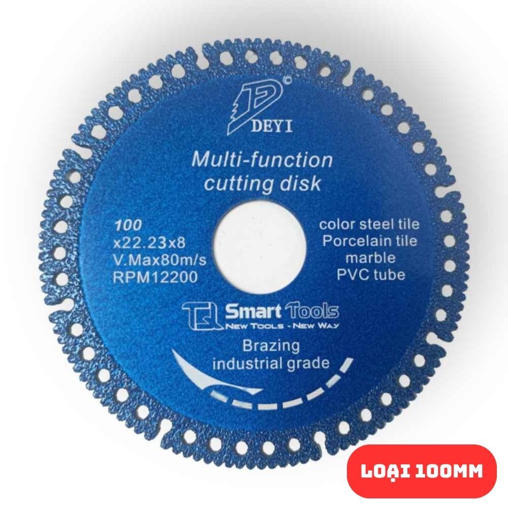 Lưỡi cắt gạch kim cương 6 trong 1, đường kính 100mm, cắt nhiều vật liệu ...