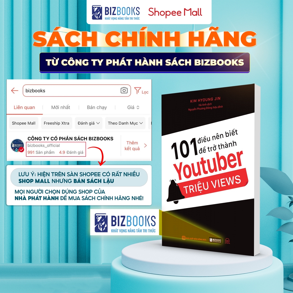 Sách 101 Điều Nên Biết Để Trở Thành Youtuber Triệu Views - Mạng Chia Sẻ Video Lớn Nhất Thế Giới Hiện Nay