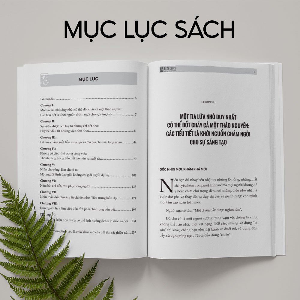 Sách Tiểu Tiết Quyết Định Thành Bại: Cách Bạn Làm Một Việc Là Cách Bạn Làm Tất Cả Mọi Việc