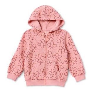 Áo khoác lót nỉ ấm cho bé, dáng áo hoodie có mũ, kéo khóa trước có túi 2 bên hàng VNXK