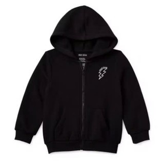 Áo khoác lót nỉ ấm cho bé, dáng áo hoodie có mũ, kéo khóa trước có túi 2 bên hàng VNXK