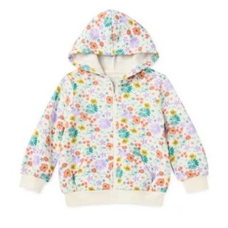 Áo khoác lót nỉ ấm cho bé, dáng áo hoodie có mũ, kéo khóa trước có túi 2 bên hàng VNXK