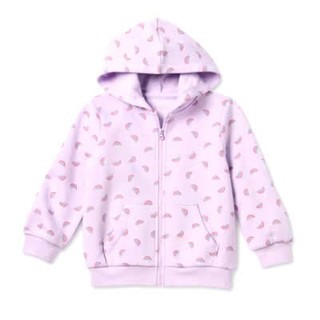 Áo khoác lót nỉ ấm cho bé, dáng áo hoodie có mũ, kéo khóa trước có túi 2 bên hàng VNXK