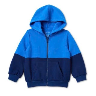 Áo khoác lót nỉ ấm cho bé, dáng áo hoodie có mũ, kéo khóa trước có túi 2 bên hàng VNXK