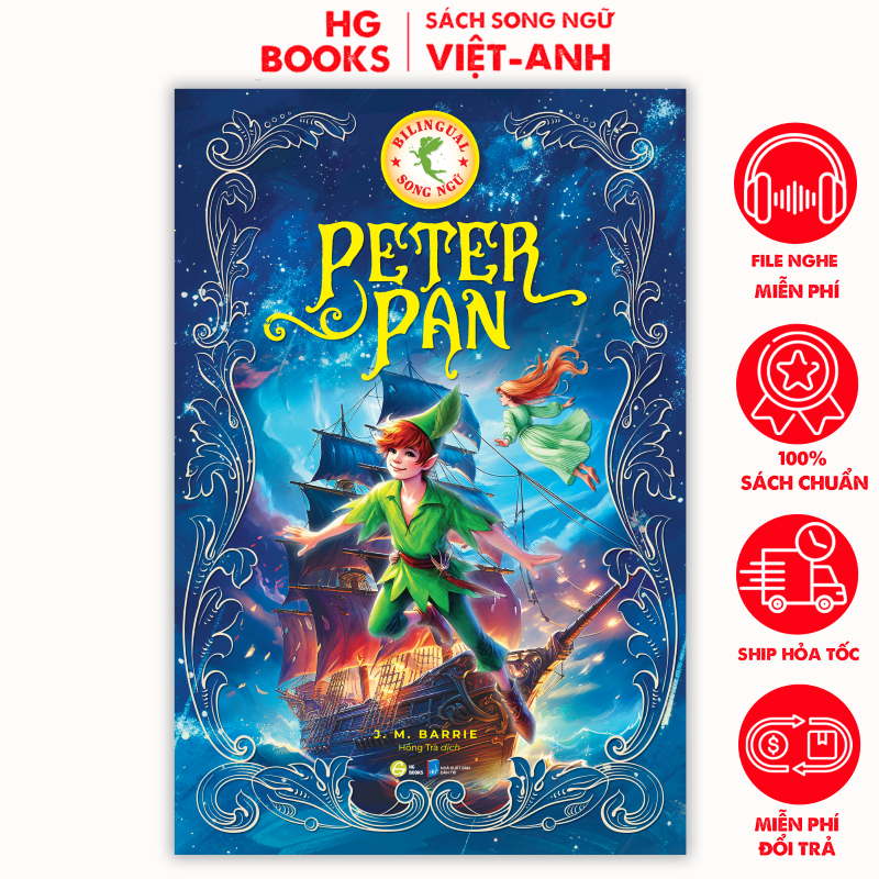 Peter Pan Truyện Song Ngữ Kinh Điển Sách Thiếu Nhi Tặng File Nghe Và ...