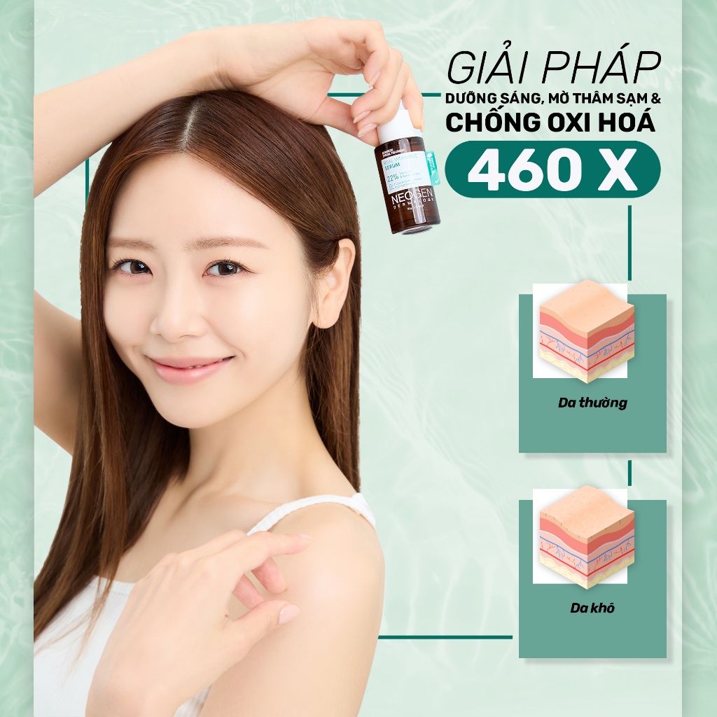 Ảnh Siêu Tinh Chất Mờ Thâm Dưỡng Trắng Vitamin C SAP 22% Neogen Dermalogy Real Vita C Serum 32ml 4